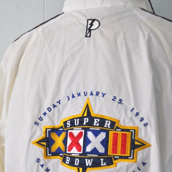 Vintage Super Bowl XXXII Jacket Coat Pro Layer - Picture 5 of 6